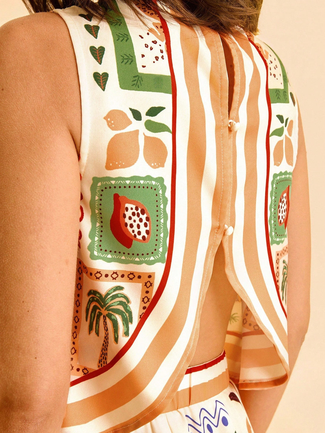 Women’s Casual Summer Fun Print Sleeveless Vest